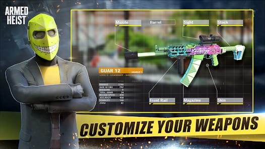 Armed Heist Shooting gun game Mod APK 3.0.2 (menu) Android