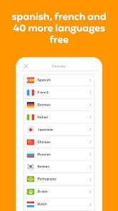 Duolingo language lessons Mod APK 5.140.1 (Unlocked) Android