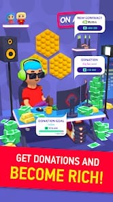 Idle Streamer Tuber game Mod APK 2.6 (money) Android