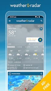 Weather Radar USA Pro Mod APK 2024.4 (Paid) Android