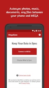 Autosync for MEGA MegaSync MOD APK 6.3.3 Android