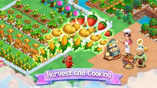Merge Farmtown MOD APK 2.0.0 (Free Purchases) Android