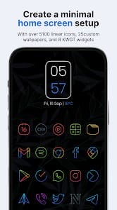 Vera Outline Icon Pack APK 5.9.6 (Patched) Android