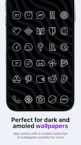 Vera Outline White Icon Pack APK 5.6.2 (Patched) Android