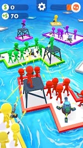 War of Rafts Crazy Sea Battle MOD APK 0.44.01 (Unlimited Money) Android