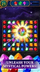 Jewels Magic Mystery Match 3 MOD APK 23.0828.00 (Auto Clear Stage) Android