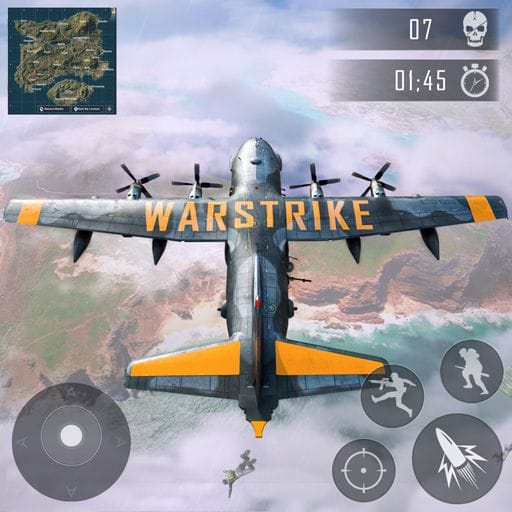 War Strike Offline FPS Shooting MOD APK 0.1.55 (God Mode Dumb Enemy) Android icon