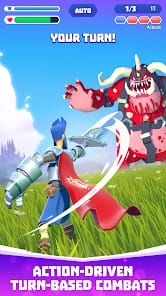 Knighthood The Knight RPG MOD APK 1.17.3 (Always Your Turn One Hit) Android