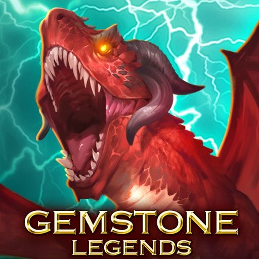 Gemstone Legends puzzle RPG MOD APK 0.44.484 (Menu Damage God Mode) Android icon