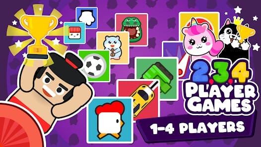 2 3 4 Player Mini Games MOD APK 4.1.9 (Unlimited Money) Android