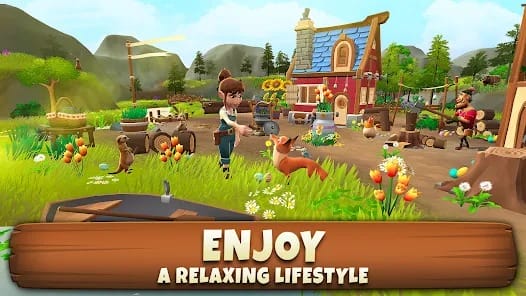 Sunrise Village Family Farm MOD APK 1.101.56 (Free Ads) Android
