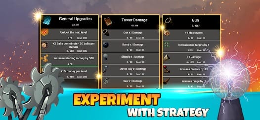 TowerBall Idle Incremental TD MOD APK 548 (Unlimited General Upgrade No Ads) Android