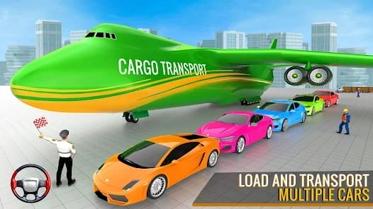 Airplane Pilot Car Transporter MOD APK 5.2 (Unlimited Money) Android