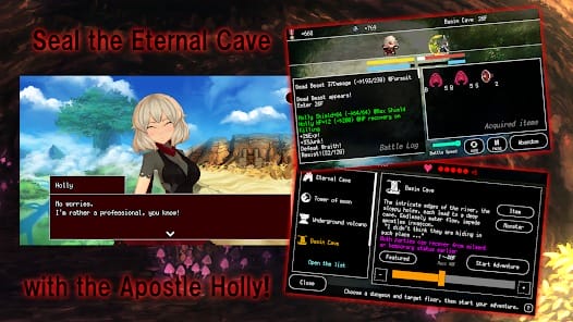 B100X Auto Dungeon RPG MOD APK 2.1.4 (One Hit Drop Items) Android