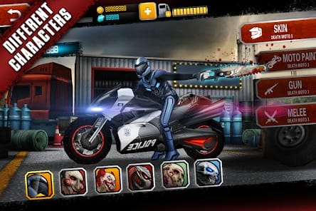 Death Moto 3 Fighting Rider MOD APK 1.2.98 (God Mod One Hit) Android