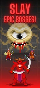 Dunidle Idle RPG Pixel Games MOD APK 9.0.3 (Enemy Always 1 Unlimited Skill Points) Android