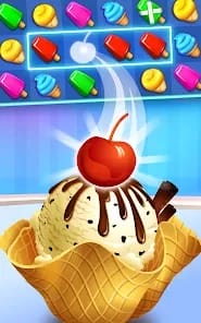 Ice Cream Paradise Match 3 MOD APK 3.0.1 (Unlimited Money) Android