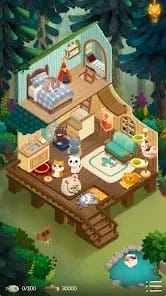Secret Cat Forest MOD APK 1.9.46 (Unlimited Wood) Android