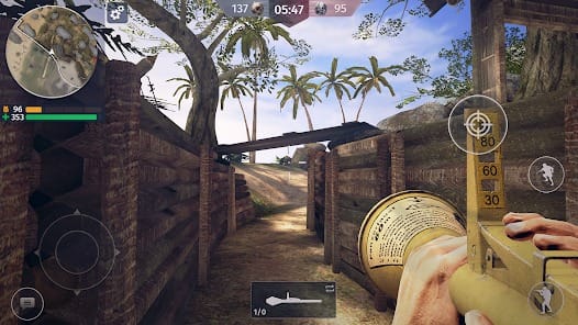 World War 2 Shooting Games MOD APK 3.98 (Mega Menu Show Enemies) Android