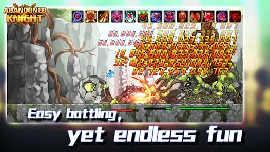 Aban-Knight Idle RPG MOD APK 2.2.69 (God Mode Red Stone) Android