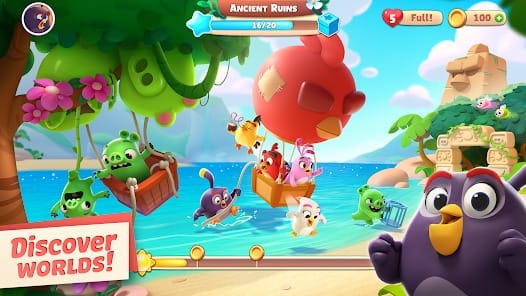 Angry Birds Journey MOD APK 3.7.0 (Unlimited Money Lives) Android