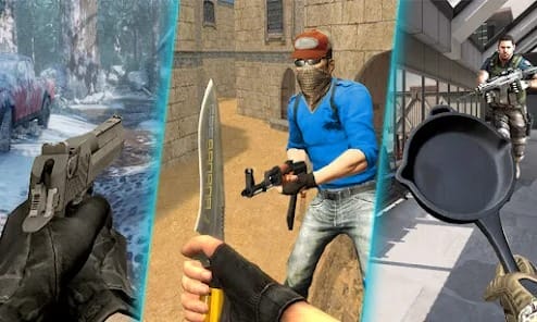 Anti-Terrorist Shooting Game MOD APK 4.8 (God Mode Dumb Enemy) Android