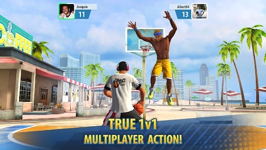 Basketball Stars Multiplayer MOD APK 1.46.3 (Menu Always Perfect Dumb AI) Android
