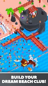 Beach Club Tycoon Idle Game MOD APK 1.0.40 (Collect Crystal Multiplier) Android