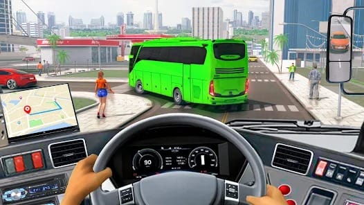 Bus Simulator Bus Games 3D MOD APK 1.3.61 (Speed Map) Android