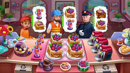 Cooking Games Cooking Town MOD APK 1.3.7 (Unlimited Gems Hearts) Android
