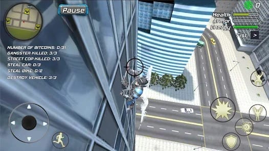 Crime Angel Superhero Vegas MOD APK 1.1.9 (Unlimited Energy) Android