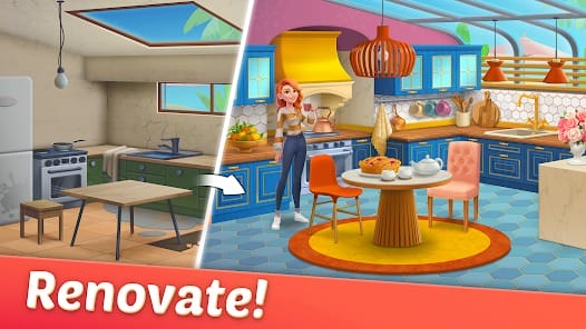 DesignVille Merge Story MOD APK 1.117.1 (Unlimited Money) Android