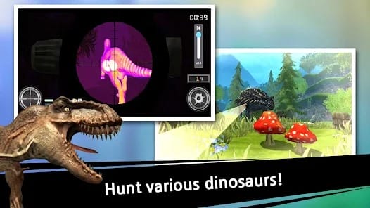 Dino Hunter King MOD APK 1.0.29 (God Mod All Weapons Unlocked) Android