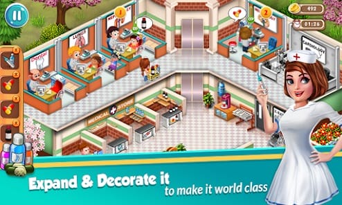 Doctor Dash Hospital Game MOD APK 1.68 (High Money Reward) Android
