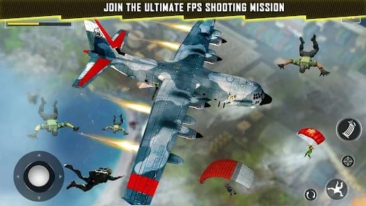 FPS Task Force Shooting Games MOD APK 7.0 (God Mode Dumb Enemy) Android
