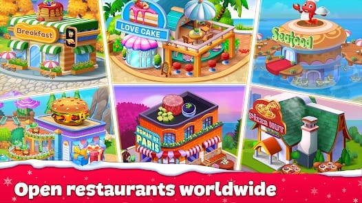 Food Voyage Fun Cooking Games MOD APK 1.6.2 (Unlimited Money) Android