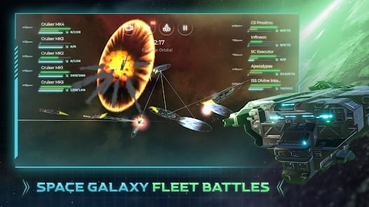 Galaxy Arena Space Battles MOD APK 1.1.16 (Unlimited Money) Android