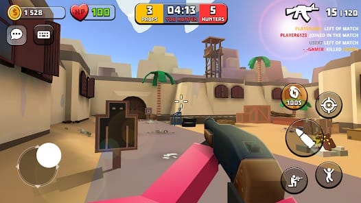 HIDE Hide and Seek Online MOD APK 0.37.69 (Unlimited Ammo No Reload) Android