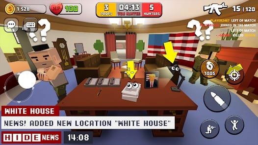 HIDE Hide and Seek Online MOD APK 0.37.69 (Unlimited Ammo No Reload) Android