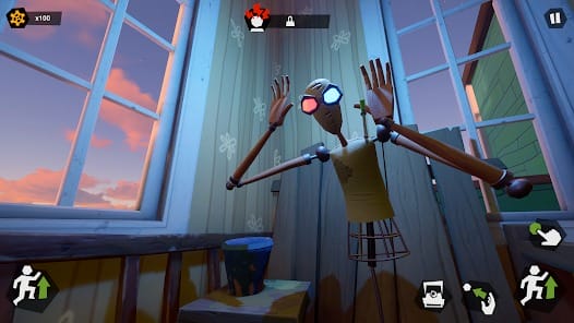Hello Neighbor Diaries MOD APK 1.3.3 (High Jump Freeze Enemy) Android