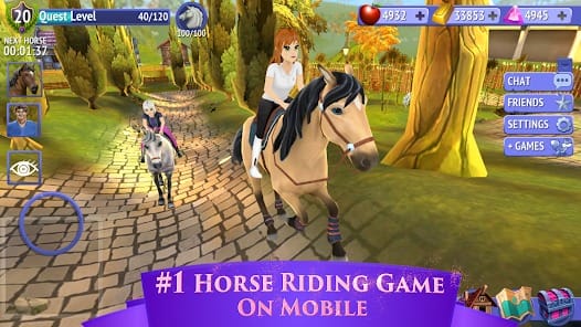 Horse Riding Tales Wild Pony MOD APK 1132 (Vip Level 7 Magic Stable) Android