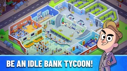 Idle Bank Tycoon Money Empire MOD APK 1.26.3 (Unlimited Money Diamonds) Android