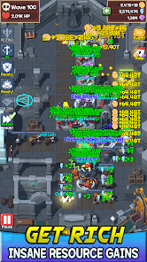 Idle Monster TD Evolved MOD APK 74.1.0 (One Hit Kill) Android