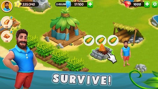 Kong Island Farm Survival MOD APK 1.5.3 (Unlimited Money Energy) Android