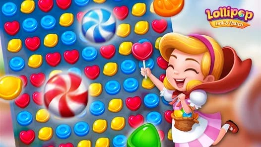 Lollipop Link Match MOD APK 24.0124.00 (Unlimited Gold Booster) Android