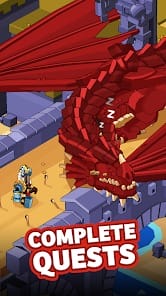 Medieval Merge Epic RPG Games MOD APK 1.31.0 (Unlimited Energy Free Shopping) Android