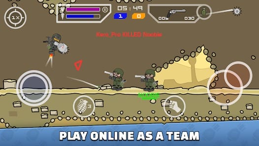 Mini Militia Doodle Army 2 MOD APK 5.5.2 (Level 9999 Unlock Outfits Mega Mod) Android