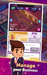 Nightclub Tycoon Idle Manager MOD APK 1.19.000 (Unlimited Money) Android