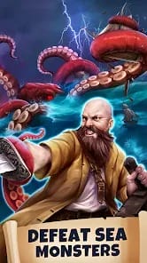 Pirates &amp Puzzles Match 3 RPG MOD APK 1.5.17 (High Attack Defense Free Items) Android
