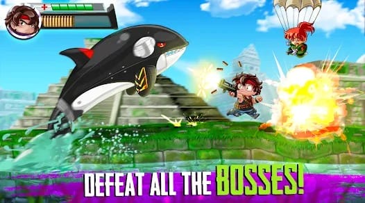 Ramboat 2 Action Offline Games MOD APK v2.5.4 (Unlimited Money Energy) Android
